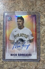 Nick Gonzalez Rookie Auto /99 - 2021 Bowman Chrome - Dawn of Glory Auto #DOGA-NG
