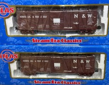 Atlas O-Scale N&W USRA SINGLE SHEATHED Box Car (2-Pack) [3-Rail] Norfolk Western