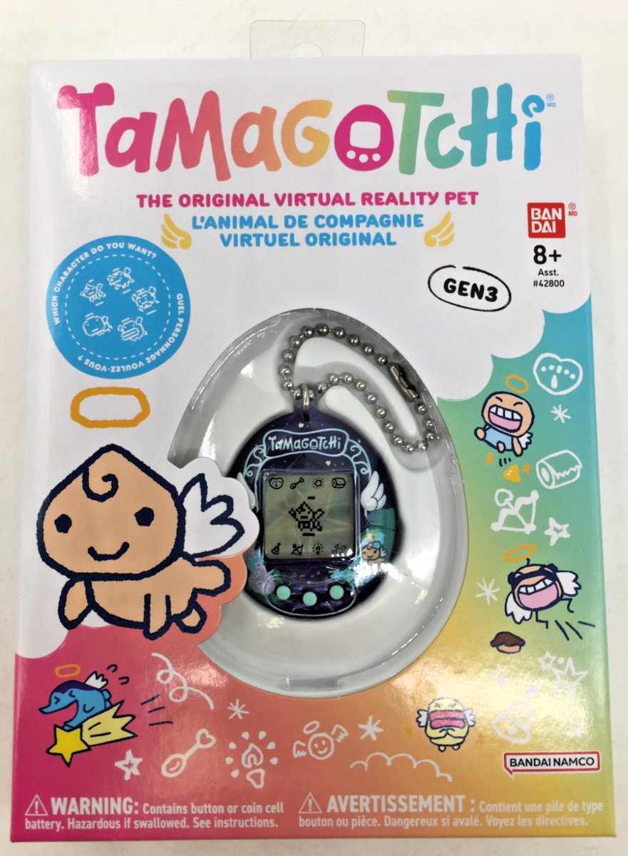 Bandai Tamagotchi Angel SKY Shell Gen 3 Navy Blue Virtual Original