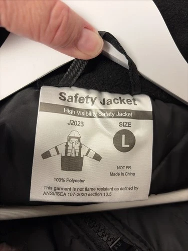 High Visibility Safety Jacket J2023 - size L - NEW image 5