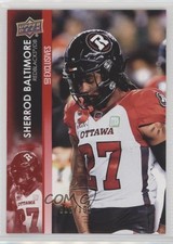 2022 Upper Deck CFL Exclusives 16/100 Sherrod Baltimore #30 x0m