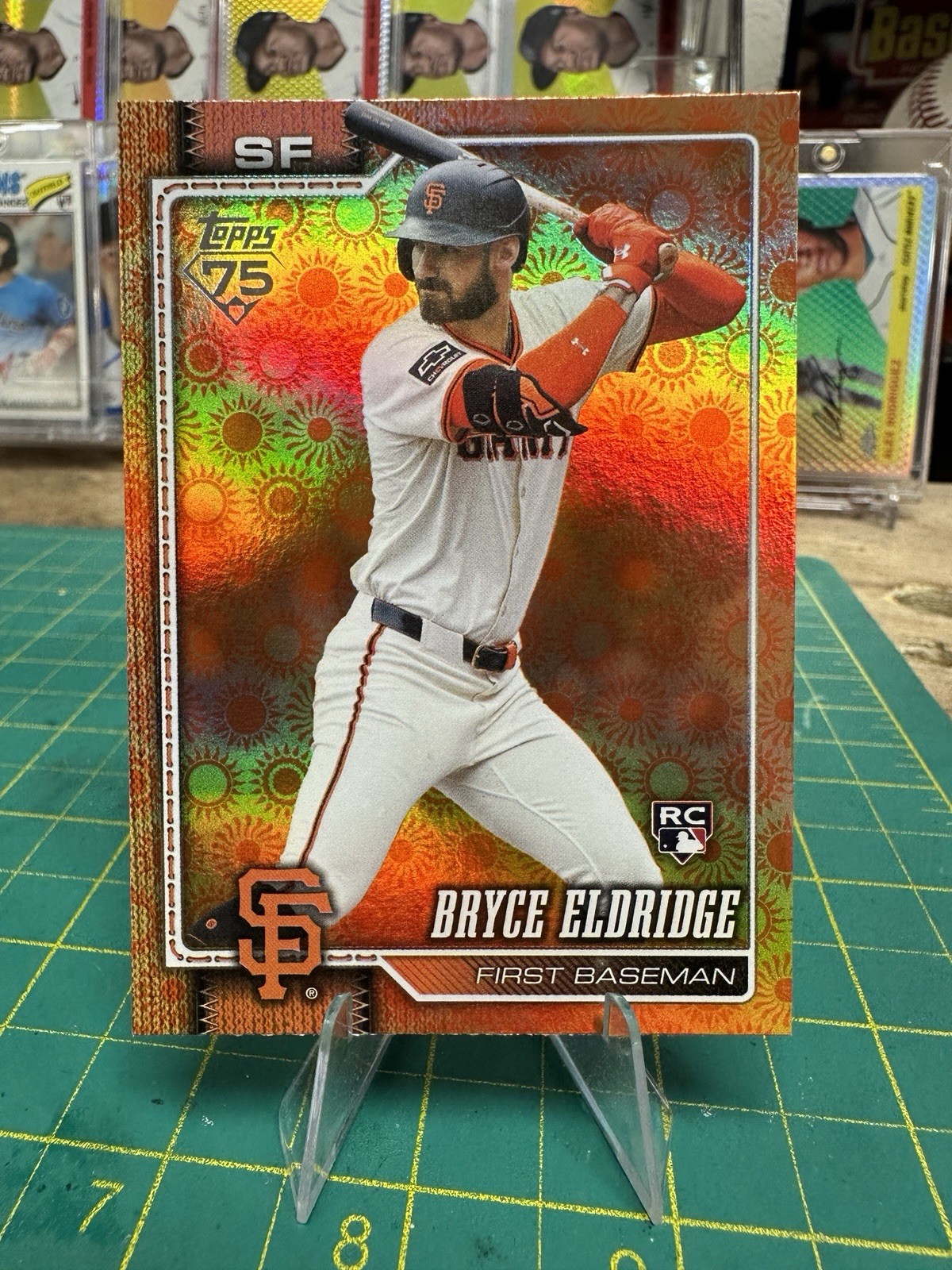 Bryce Eldridge Rookie 2026 Topps Series 2 #406 Holiday Foil SP RC Giants