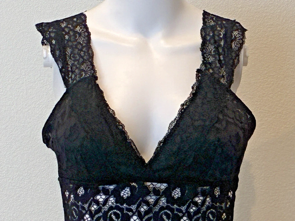 Body Marilyn Monroe Encaje Transparente Talla M Negro Acolchado Gótico Bruja Oscuro Romance Foto 2 de 4