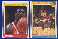 TWO MINT 1988-89 Fleer DOMINIQUE WILKINS #5 & #125 Atlanta Hawks/GEORGIA H.O.F.