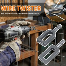TWire Tying- Wire Twister,2PCS Rebar Tier Tool,Fence Wire Twisting Tool