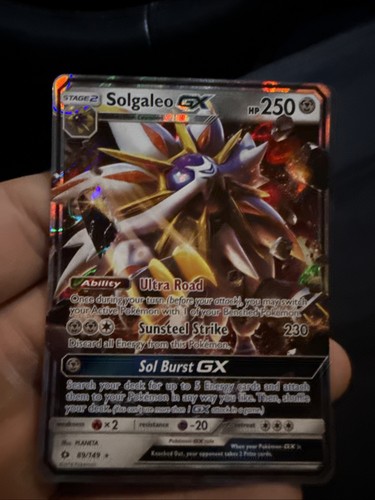 Solgaleo GX Sun & Moon Base Set 89/149 Holo Ultra Rare Pokemon TCG Near Mint