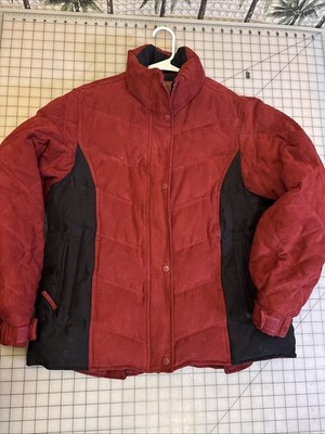 OUTBACK TRADING COMPANY Down Filled Snow Mountain Puffer Jacket Womens Size L
