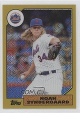 2017 Topps Silver Pack 1987 Design Chrome Gold 35/50 Noah Syndergaard #87-NS i6j