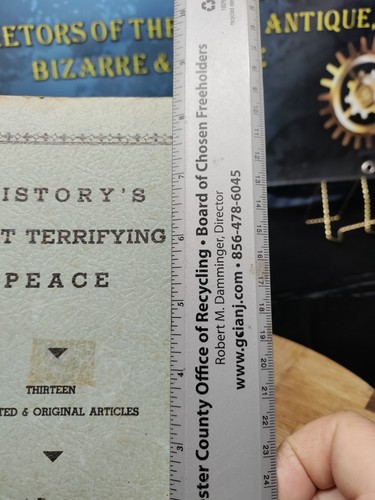 Book History's Most Terrifying Peace 1947 WWII Reprinted & Original Articles - Picture 3 of 7