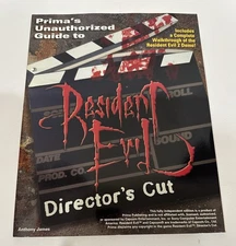 Resident Evil Director’s Cut Strategy Guide Prima Unauthorized 1997 PS1