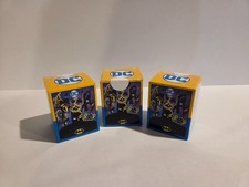 Wendys 2025 Kids Meal  DC Super Hero Mini Figures With Cards 3 Pack 