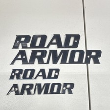 Road Armor Steel Bumper Badges Emblems Brand New Never Installed Road Armor Steel Bumper Badges Emblems Brand New Never Installed