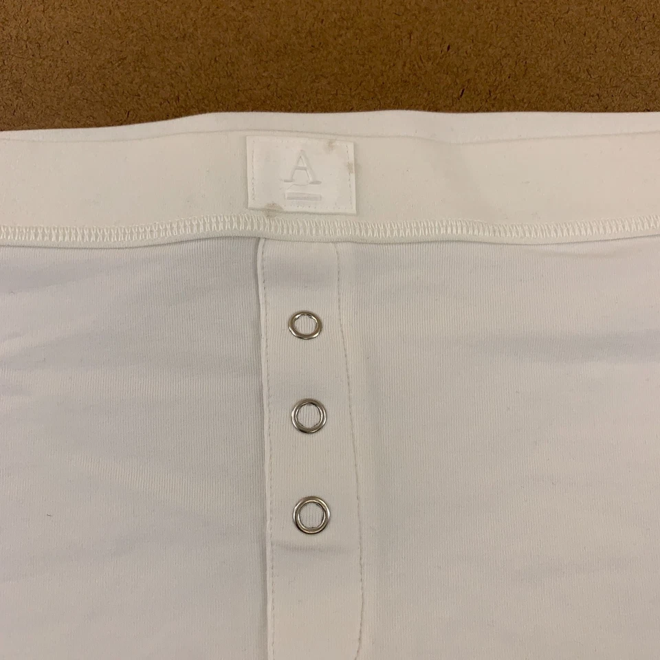 LyreBird Womens Size Large White Classic Cotton High Rise Boyshorts New - Image 2 of 4