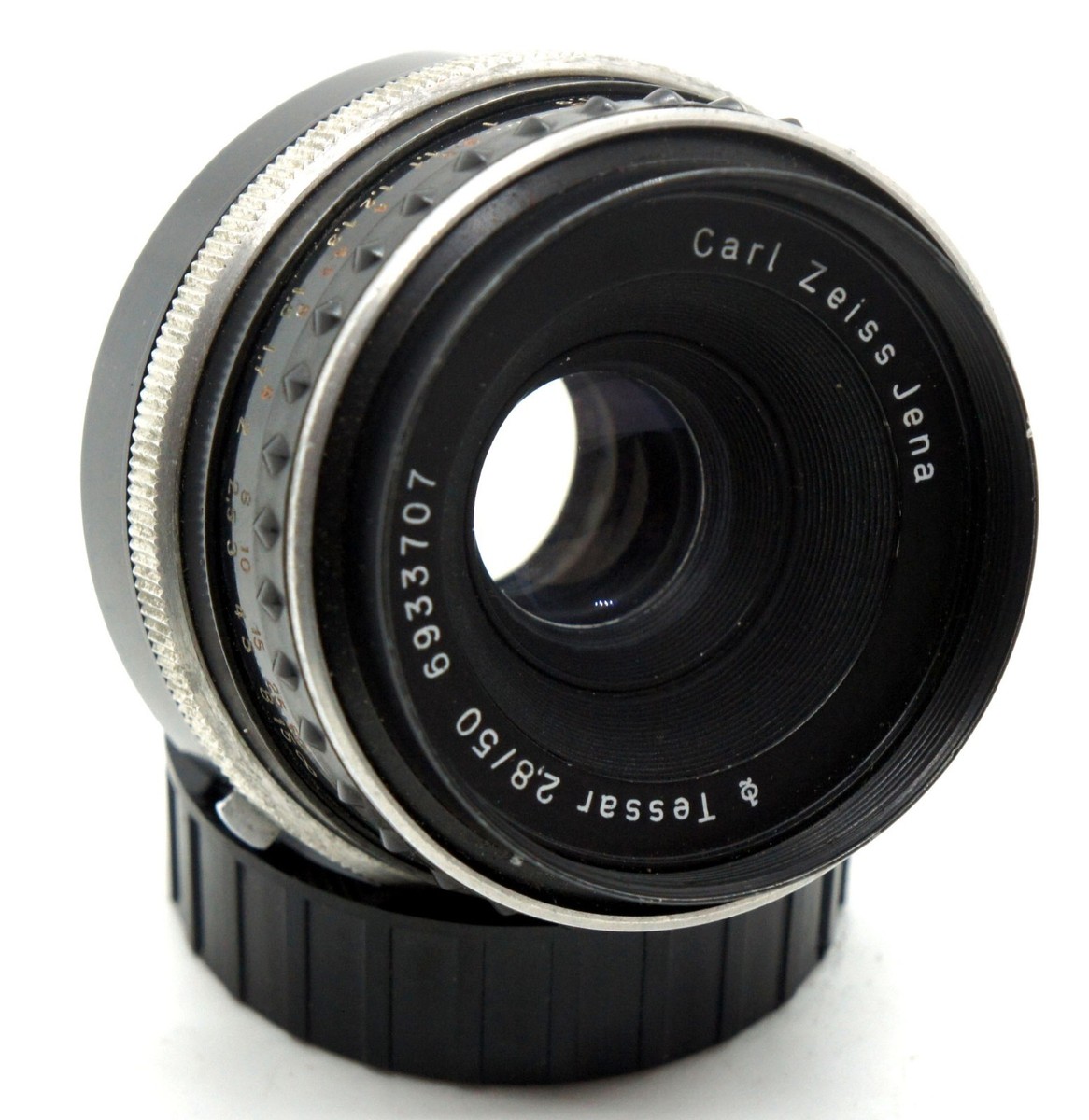 Carl Zeiss Jena Tessar lens 2.8/50 mm M42 Screw mount Rare First