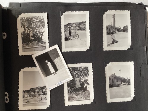 400+ VTG Photo Album 1950s Men Women Family Military Tucson Air Stream A419 - Picture 7 of 22