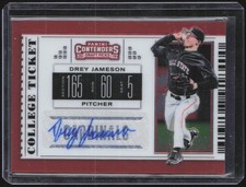 2019 Contenders Draft Picks #CT-DJ Drey Jameson College Ticket Signatures