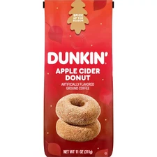 NEW 2025 DUNKIN' DONUTS APPLE CIDER DONUT Flavored Ground Coffee 11 OZ BAG