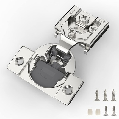 FURNIWARE 20 Pieces Soft Closing Cabinet Hinges, 1/2 inch 1/2'', 20 Pack 