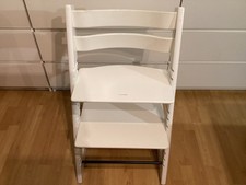 Stokke Tripp Trapp weiss Hochstuhl Newborn fähig Triptrap passend Baby Set ☘️☘️☘