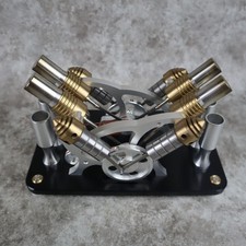 Stirling Parrallel Hot Air V4 Engine Model El...