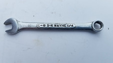 Vintage S-k Wayne Tools C-8 - 14 Combination Wrench 6-point Usa Made Tool Vintage S-k Wayne Tools C-8 - 14 Combination Wrench 6-point Usa Made Tool