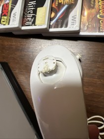 Wii Console Bundle Games Controllers Cables Power Working Tested Sensor