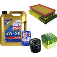 Inspektionspaket 5L Liqui Moly Longlife 5W-30 FüR Nissan Almera Tino 1.8 2.0