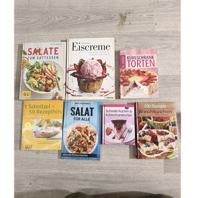 Kochbuch Konvolut: Matthaei, Maranik, Oetker, Salate, Kuchen, Torten