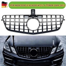 Frontgrill K&uuml;hlergitter Schwarz f&uuml;r Mercedes E-Klasse W212 4-T&uuml;rer VFL 2009-2013