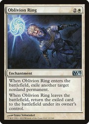 Oblivion Ring #22 Magic 2013 (M13) Uncommon MTG