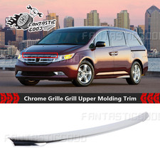 Chrome Upper Grille Trim Molding Replacement For Honda Odyssey 11-13 Ho1217105 Chrome Upper Grille Trim Molding Replacement For Honda Odyssey 11-13 Ho1217105