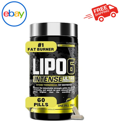 Lipo6 Black Intense Ultra Concentrate Thermogenic Fat Burner | Weight Loss Suppl