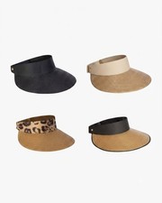 Eric Javits Champ II Straw Visor MSRP $285 Ne...