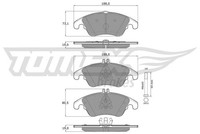 Tomex Brakes Bremsbelagsatz, Scheibenbremse Tx 16-31 FüR MERCEDES-BENZ