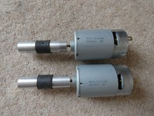 MOTEURS MABUCHI X 2 , AVEC ACCOUPLEMENTS