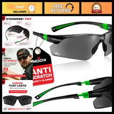 Safety Glasses Anti-Fog Scratch Resistant Wrap-Around UV Protection, 10-Pack