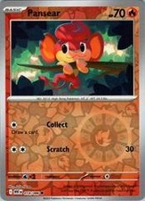 Pansear 14/86 Reverse Holo | White Flare | Pokemon Card
