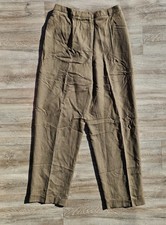 Vintage Unbranded Womens Dress Pants Checkered 100 Wool Outer Polyester Lining