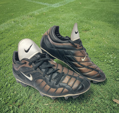 NIKE Total 90 Zoom Air 2001 Black-*Bronze* Football Cleats 1st