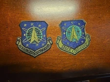 Minuteman III ICBM US Air Force Space Command Patches (2) Subdued