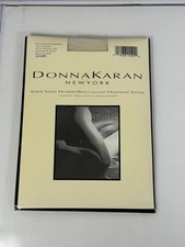 Donna Karan New York Sheer Satin Control Top Pantyhose Tall Palomino Model 265