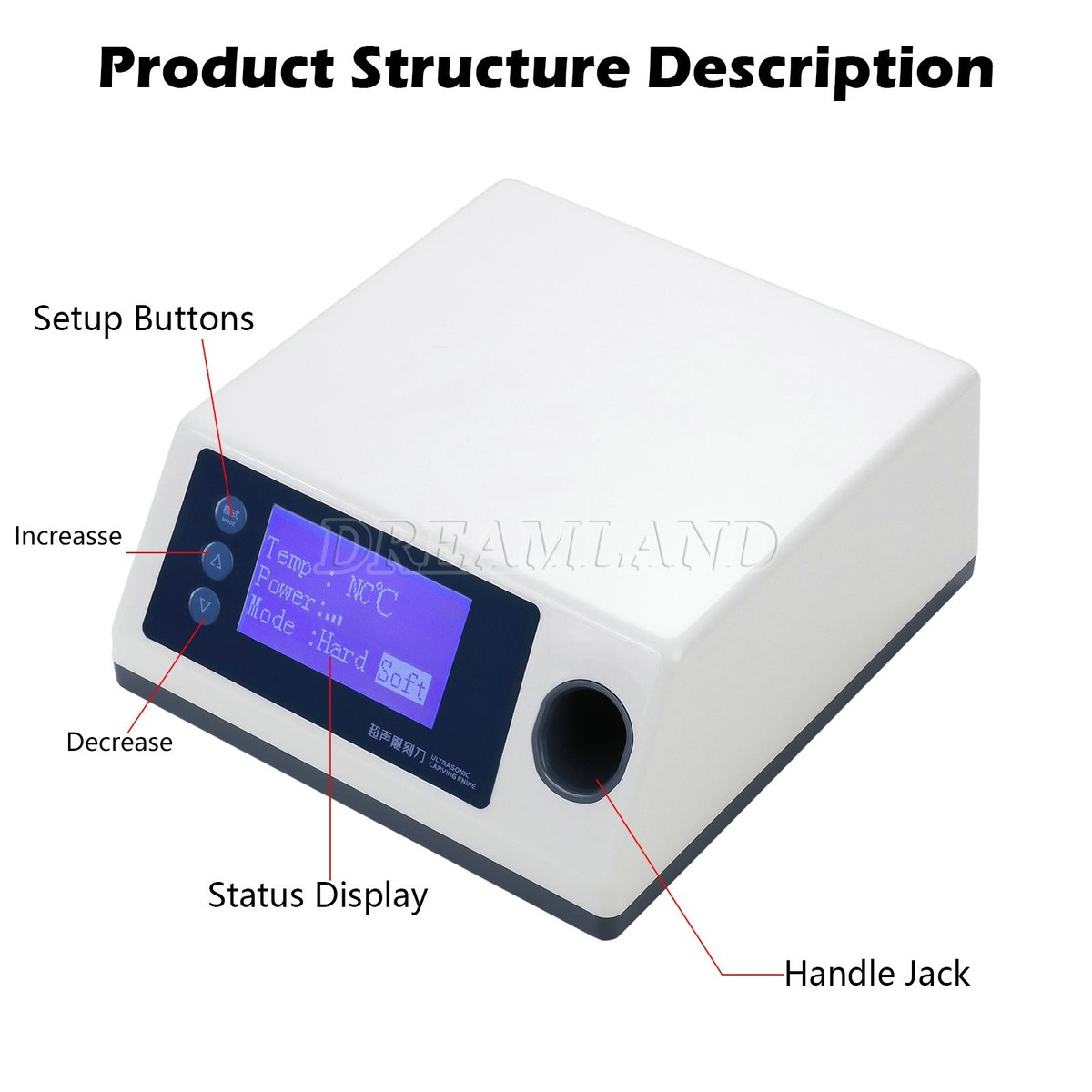 UC60 Dental Ultrasonic Carving Knife Electric Frequency Engraving