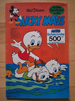 Micky Maus Nr.14 vom 5.4.1969 mit Fußballalbum, Ausklappseiten - Z1-2