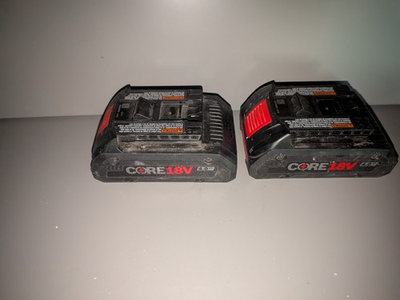 #ad #ad Bosch CORE18V 4.0Ah 18V Lithium Ion Power Tool Batteries Set of 2 $40.50