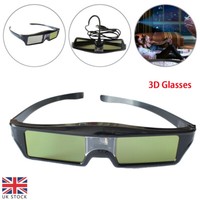 USB Rechargeable Active Shutter 3D Glasses For DLP-Link Projector Optoma Benq