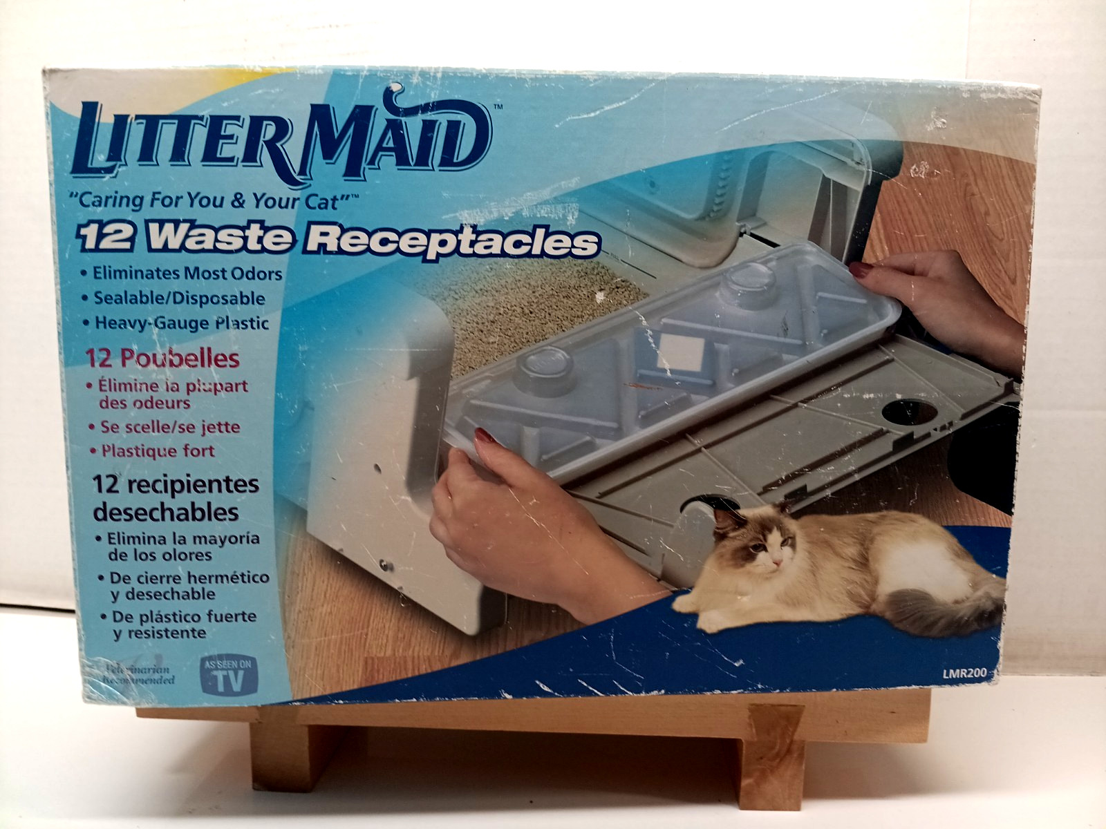 Litter Maid Waste Receptacles LMR200 Auto Self Cleaning Litter Box 12 Count NEW