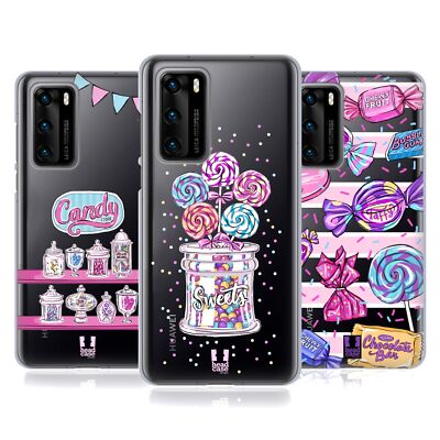 HEAD CASE DESIGNS COLOURFUL CANDIES SOFT GEL CASE FOR HUAWEI PHONES 4