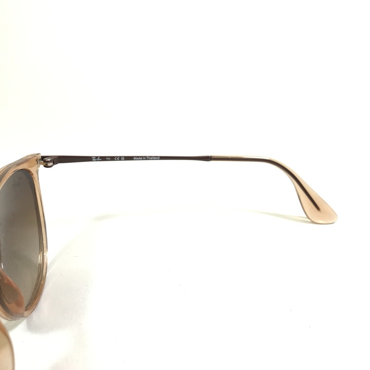 Ray-Ban Sunglasses RB4171 ERIKA 6514/13 Clear Brown Round Frames Brown Lenses Ray-Ban Sunglasses RB4171 ERIKA 6514/13 Clear Brown Round  main image 3