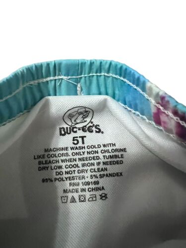 Buc-ees All Over Tie-DIY Swim Trunks – Youth Size 5T Multicolor - Picture 2 of 3