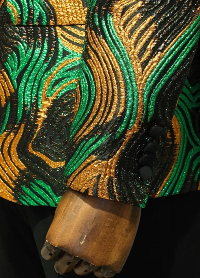 Chaqueta de Cena Brocado 38S Chal Chaqueta Esmoquin Nueva con Etiquetas Foto 3 de 4